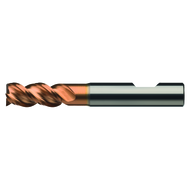 SC Al end mill. cutter 20mm L2=54mm Z=3 short, HB, edge prot. cham. ZrCN Ultra-N